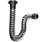 Sifão Sanfonado Universal 61cm Cromado | Astra | Kit C/ 3 Un